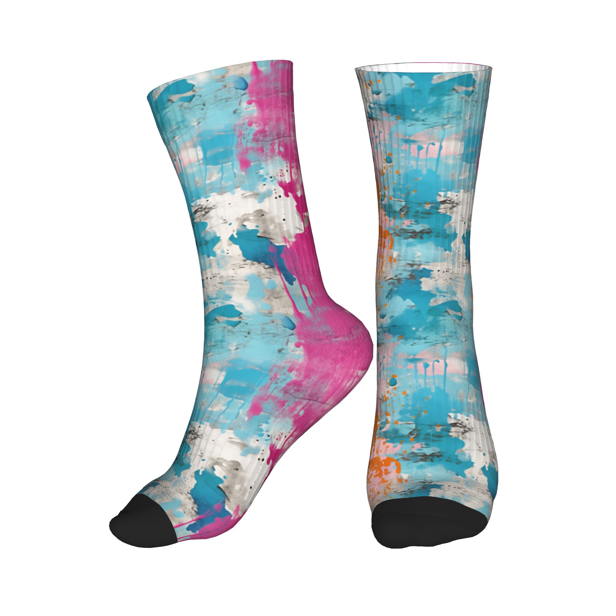 Dress Sock Men - Chaussettes Girly Grunge Plaster Vintage Texture