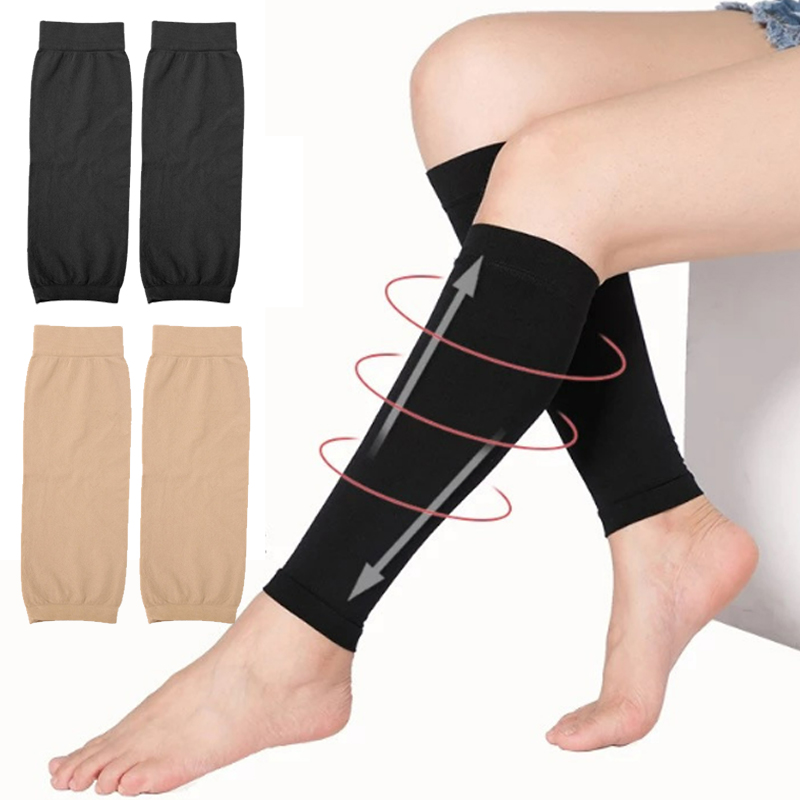 Compression Sleeve Calf - Chaussettes de compression élastiques unisexes, manchons
